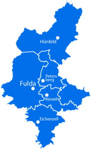 Fuldaer Land Karte